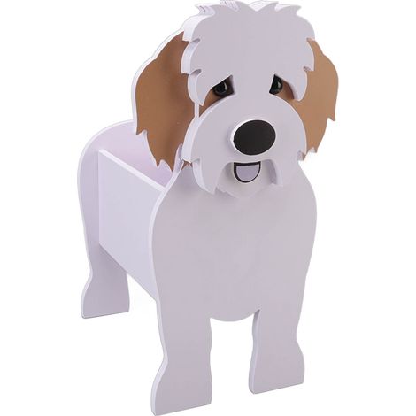 Pot de fleurs mignon en forme de chien, pot de fleurs artisanal en forme de chien, support pour plantes d'intérieur et d'extérieur. (1/5)
