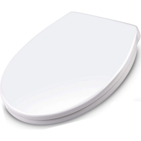 Schläfer 4637201 Sedile Copriwater Soft Close ammortizzata Fissaggio Rimovibile Take Off Sedile Wc Universale in Duroplast Bianco funzione Quick Release, Mod. Monza (1/5)