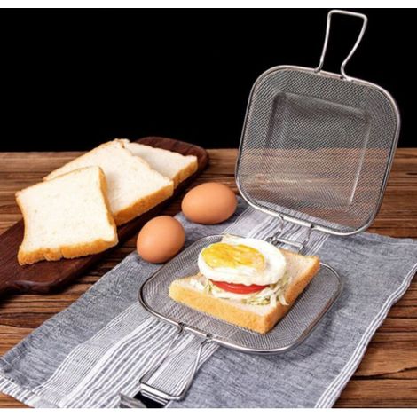 Sandwichclip aus Edelstahl 304, Toastbrot-Backnetz (1/5)