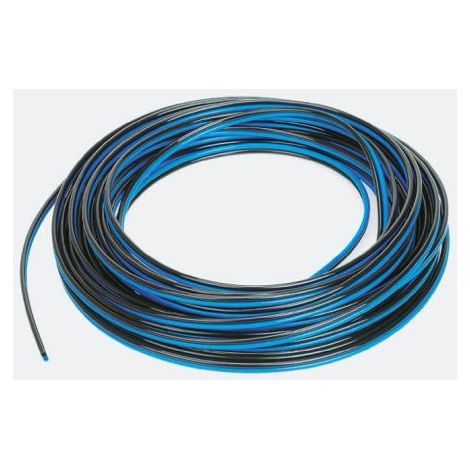 Tuyau à air comprimé Legris, 4mm x 2.5mm x 25m Noir, Bleu en PUR ( Prix pour Bobine de 25 Mètres )