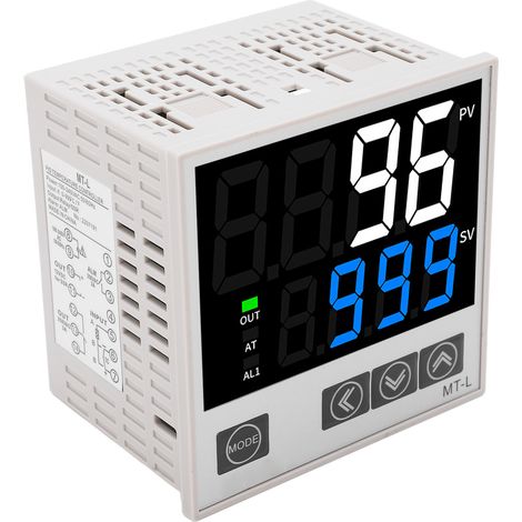 PID-Temperaturregler-Kit mit intelligenter digitaler Anzeige, automatisches Temperaturregelungsinstrument, AC100–240 V, 96 x 96 mm (1/5)