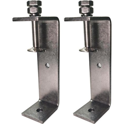 Serre Joint en C Inoxydable Plage de Serrage 90-125 mm C Clamp Set 2 pcs Mini Serre (1/4)