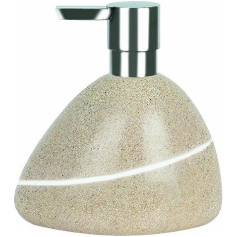 Distributeur de savon Polyrésine ETNA Beige Sable Spirella (1/3)