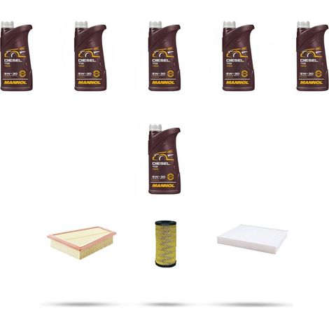 Kit tagliando 3 FILTRI e 6L OLIO compatibile con Mercedes Classe T (W420) 180 CDI 85kw Dal 2021 (1/4)