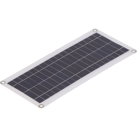 20-W-Flexibler polykristalliner Solarmodul-Laderegler mit dualem USB-Solarladegerät für Auto, Wohnmobil, Boot (1/5)
