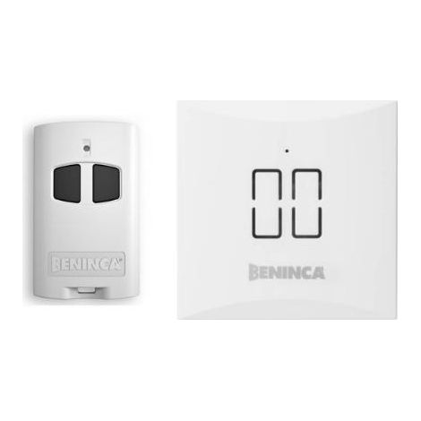 Kit beninca comprenant 1 télécommande togo 2 ak + 1 boîtier mural smart