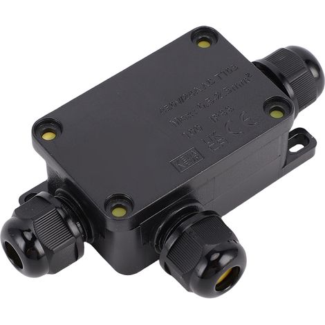 Boîte de protection pour prises extérieures, cache-prise étanche IP66 avec connexion sécurisée pour multiprise, fiche, minuterie et guirlande lumineuse FSH6866-3P (1/5)