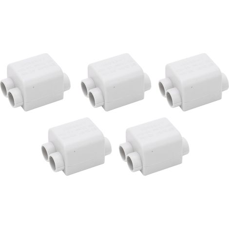 Lot de 5 connecteurs de répartition de câbles, 1 entrée, 2 sorties, conducteur en laiton, borniers de câblage rapide haute puissance 1000 V 100 A
