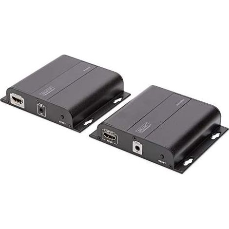 DIGITUS DS-55343 USB-C to HDMI Extender - UHD 4K 120 Hz - 30 m über Cable LAN - Set: Sender und Empfänger - HDMI 2.1, HDCP 2.3, USB 3.1 - HDR, Deep Colour (1/5)