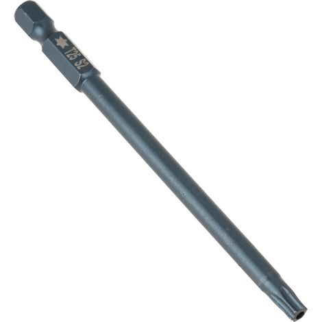 Embout de tournevis Torx S2 avec trou, tête simple, H6,3 mm, 100 mm x T25 mm. (1/5)