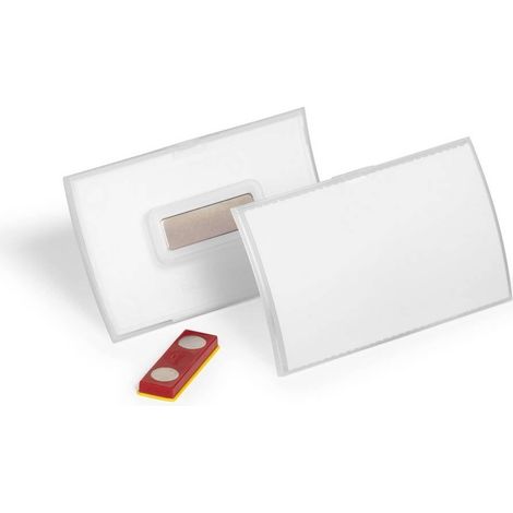 DURABLE Namensschild 826019 90x54mm tr 10St. (1/4)
