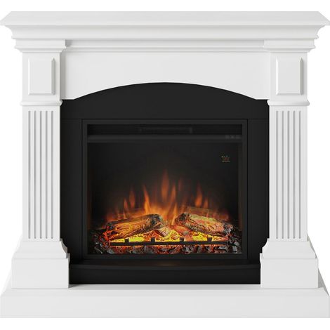 Insert cheminée électrique décorative Magna – Puissance 1500W – Dimensions 1137x1022x282mm – Thermostat numérique et détection fenêtre ouverte – Tagu (1/5)