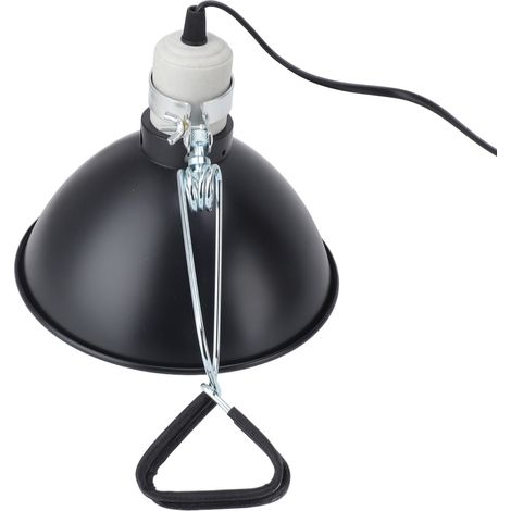 Abat-jour chauffant pour lampe à reptiles, compatible avec ampoule UVA/UVB 300 W, pour lézards, tortues et serpents. Prise US 110 V. (1/5)