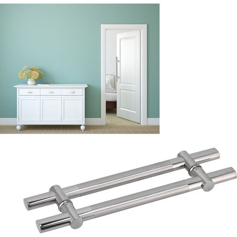 Poignée de porte en acier inoxydable 304 réglable pour hôtel et hall