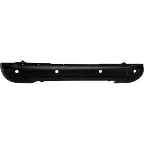 Pare-choc arrière central noir avec trous radars Citroen Berlingo 2008-2018