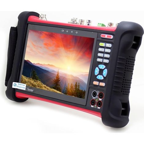 Testeur de vidéosurveillance prenant en charge la caméra IP Testeur De Vidéosurveillance H.265 4K X7 8MP TVI CVI AHD SDI CVBS, Testeur De Caméra IP, Moniteur Avec Traceur De Câble, Test De Câble UTP/R (1/5)