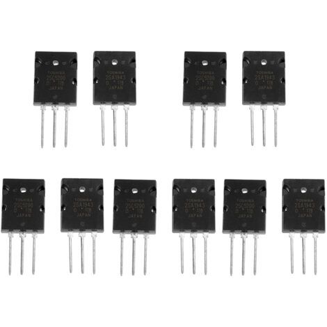 BUNTHAUS Transistor d'amplificateur de puissance, transistor pratique de haute précision et longue durée de vie pour une utilisation audio adaptée (1/5)