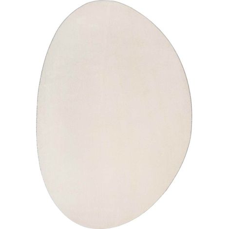 Alfombra HUARTE Beige 140 x 200 cm Poliéster vidaXL