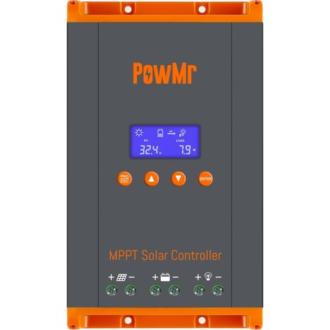 Contrôleur de charge solaire, technologie MPPT, écran LCD, MPPT 60A Pro (1/2)