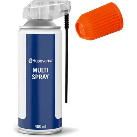 Le spray dégraissant multi-usages Husqvarna 400 ml lubrifie, nettoie et PROTÈGE contre la CORROSION
