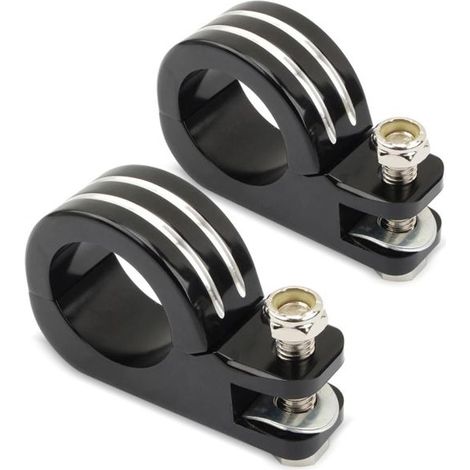Supporto poggiapiedi per paracilindro 38mm compatibile con Harley Davidson HF5