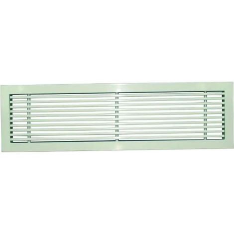 Grille linEaire alu blanche plus PlEnum300X150 Blanc brillant