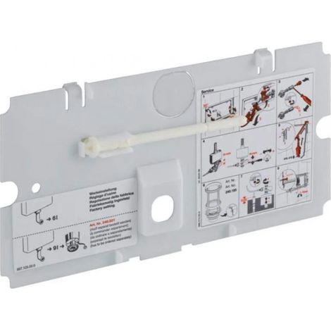 Geberit – Plaque de commande WC – Finition métal – Compatible réservoirs encastrés UP130 et 110.800 – Design élégant et discret (1/3)