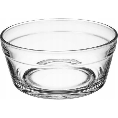 KADAX Salatschüssel, Servierschale aus Glas, Spülmaschinenfeste 14cm