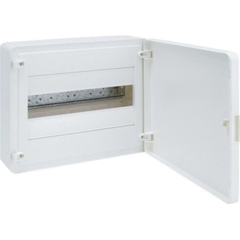 HAGER VS112PE  Tableau électrique VF golf surface 1 rangée 12 modules blanc opaque + bandeau