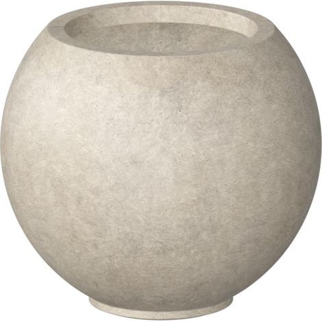 Kante Jardinière Ronde, béton Vieilli, 49 cm de diamètre x 41,9 cm de Hauteur (1/5)