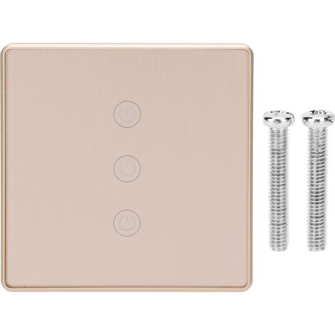 Interrupteur tactile intelligent or télécommande sans fil norme UK 800W 95‑240VAC 10A (1/5)