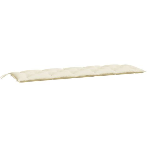 Maison Exclusive - Gartenbank-Auflage Cremeweiß 180x50x7 cm Oxfor