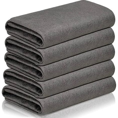 Chiffon Magique,5Pcs Chiffon Nettoyage,Chiffon de Nettoyage Magique épaissi,Chiffon Vitre sans Trace Professionnel, Chiffon Magique (1/4)