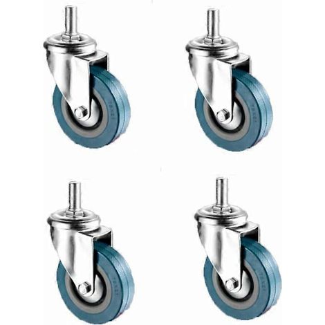 4 roues pivotantes de 3 pouces, accessoires pour volant, poulie (1/5)