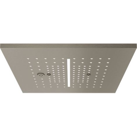 Gessi Minimali Gehäuse für Duschsystem 350x350 Regen/Schwall/Nebel Edelstahl geb. (1/2)