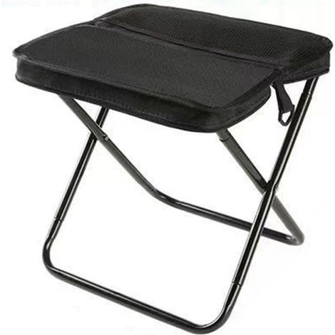 Tabouret Pliable Portable avec Sac de Transport, Tabouret pour la Randonnée Alpinique, Tabouret Extérieur pour Pêchez à la Pêche à la Pêche au Noir (1/5)