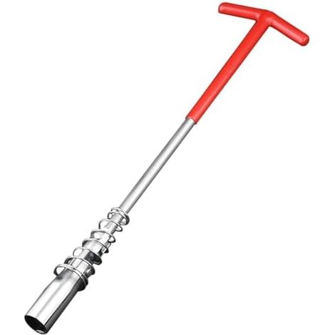 Clé à bougie d’allumage universelle avec poignée en T/Outil de retrait pour fixation et démolition du manchon - Long, 21mm (1/5)