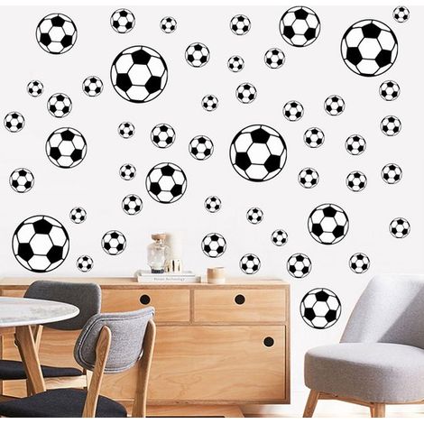 Fußballaufkleber,leicht abzuziehen und aufzukleben,DIY-Fußball-Dekorationsaufkleber für Kinderzimmer (1/2)