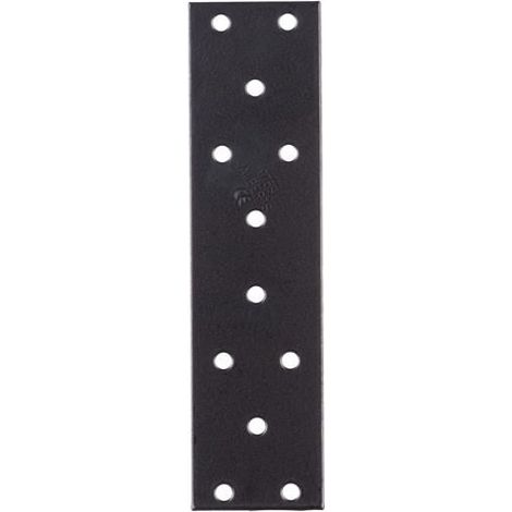 Placa de montaje de acero negro de 155 x 40 mm ALBERTS ALBERTS (1/2)