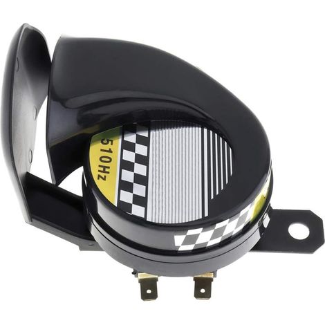Clacson a lumaca da 12 V, clacson ad aria ad alto volume da 130 dB a 510 Hz, sirena a lumaca universale da 12 V impermeabile a forma di lumaca per auto, camion, motocicletta