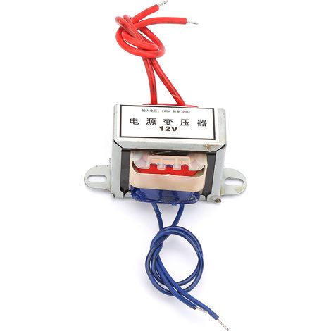 Einfacher Leistungstransformator (12 V): Wechselspannung Ausgangsspannung 12 V/24 V, Eingangsleistung 3 W, Eingang 220 V 50 Hz (1/5)
