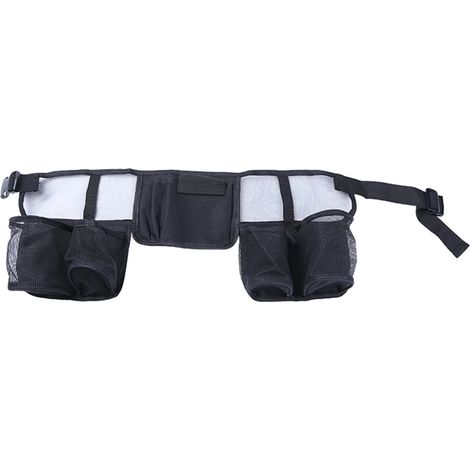 Sac banane multifonctionnel, ceinture porte-outils de nettoyage portable avec poches, organisateur d'outils de jardin ajustable pour le nettoyage