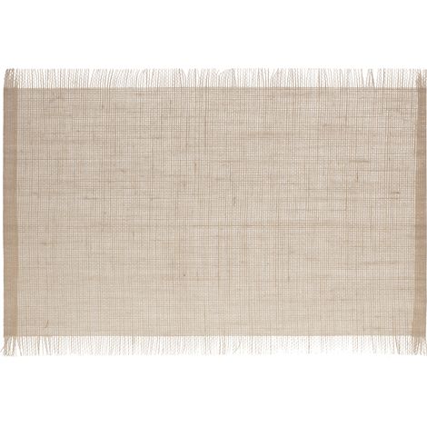 Set de table rectangulaire Beige 45x30 cm