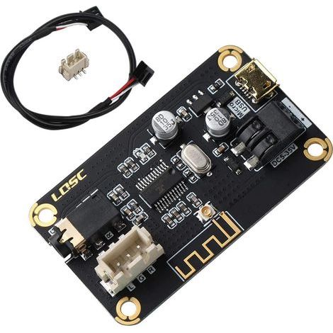 Modulo ricevitore Bluetooth, decodificatore audio MP3 DC 5-35V, scheda Bluetooth wireless per cuffie, impianto stereo domestico fai-da-te (1/5)