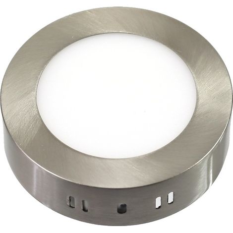 Jandei - Downlight LED 6W 4200K redondo superficie acero Downlight y Plafones LED