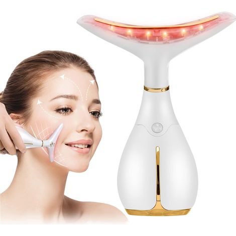 Appareil Anti Rides Visage, Appareils Lifting Massage Visage, Anti-âge Soin de Peau Beauté Appareil, Masseur Tonification Levage Pour Le Visage, Réduction des Pores, Rechargeable (1/5)