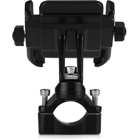 Verstellbare Motorrad-/Fahrrad-Handyhalterung für 4-6 Zoll Smartphones, universelle schwarze Lenkerhalterung (1/5)