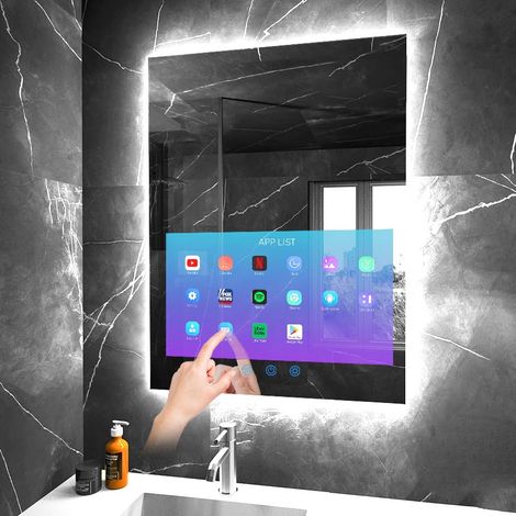 32" x 24" Smart Bathroom Vanity Miroir TV (1/5)