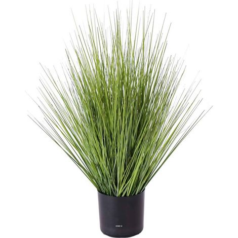 Isolepsis Herbes Graminees artificielles Vert H 60cm en pot D 30cm