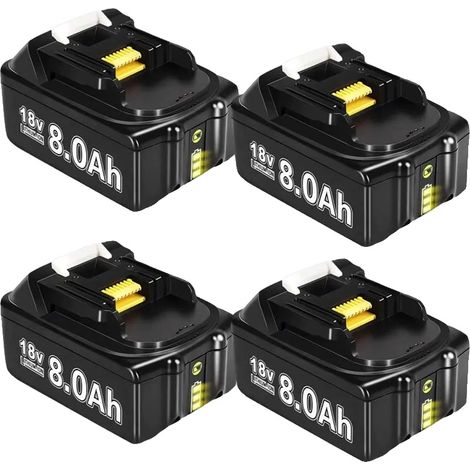 8000 mAh Kapazität, 18 V Spannung, Li-Ion-Typ (1/2)